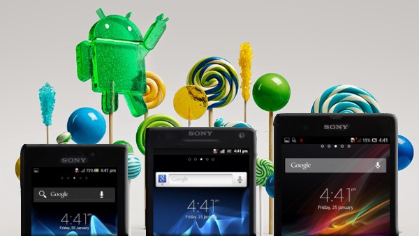 Actualización de Android 5.0 Lollipop para los Sony Xperia Z