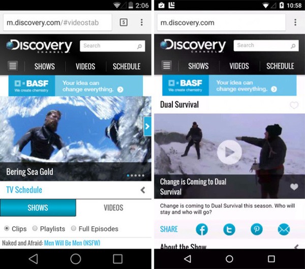 Cambios en la interfaz de Android L