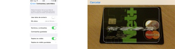 Guardar tarjetas de crédito con la cámara del iPhone