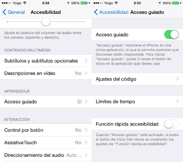 Limitar tiempo de uso en un iPhone o iPad