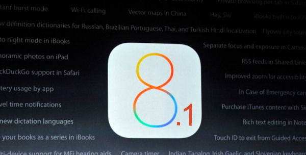 Novedades de iOS 8.1
