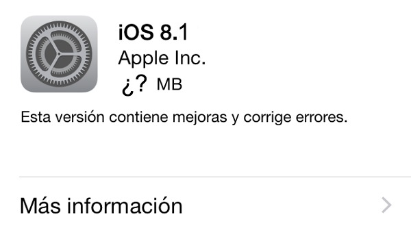 Novedades de iOS 8.1