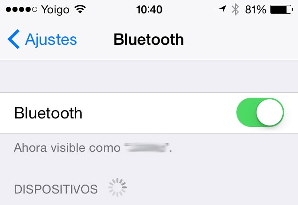 Solucionar problemas de Bluetooth en iOS 8.0.2