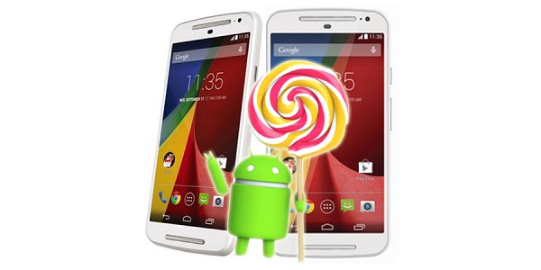 Android 5.0 Lollipop comienza a llegar a los Motorola Moto G de segunda generación