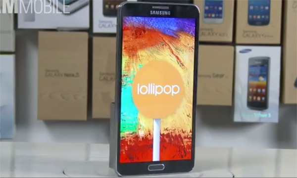 Android 5.0 Lollipop en el Samsung Galaxy Note 3