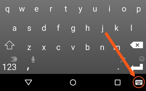 Cómo cambiar el teclado virtual en Android 5.0 Lollipop