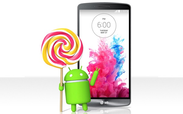 Actualización de Android 5.0 Lollipop en el LG G3