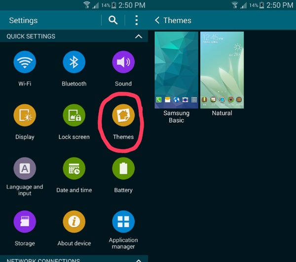 Nueva versión de la intefaz TouchWiz de Samsung