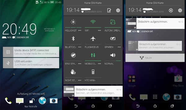 Nuevas capturas de Android 5.0 Lollipop en los móviles de HTC