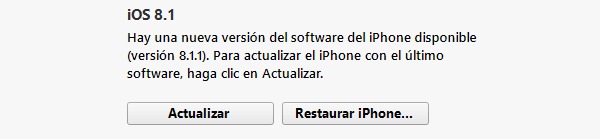Regresar de iOS 8.1.1 a iOS 8.1