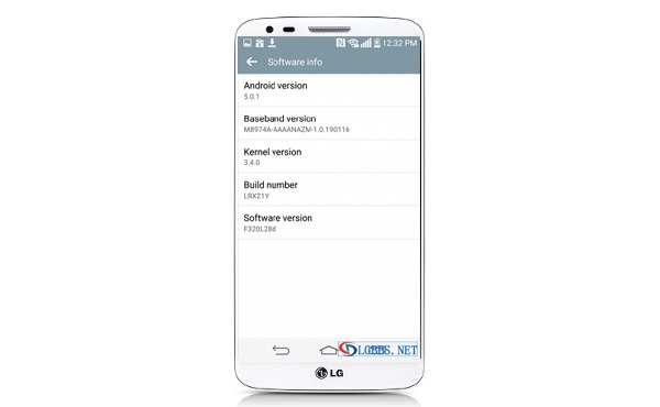 Capturas de un LG G2 con Android 5.0.1 Lollipop