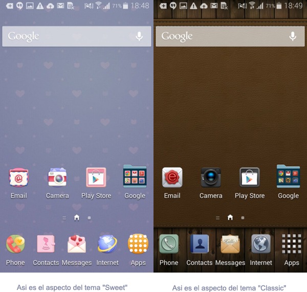 Detalles de la nueva versión de la interfaz TouchWiz de Samsung