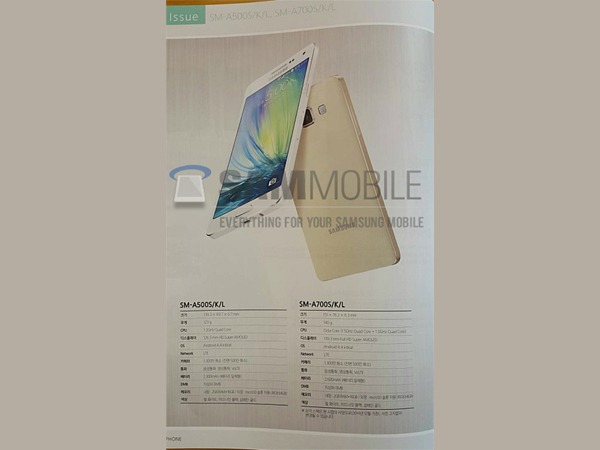 Samsung Galaxy A7 y Samsung Galaxy Grand Max