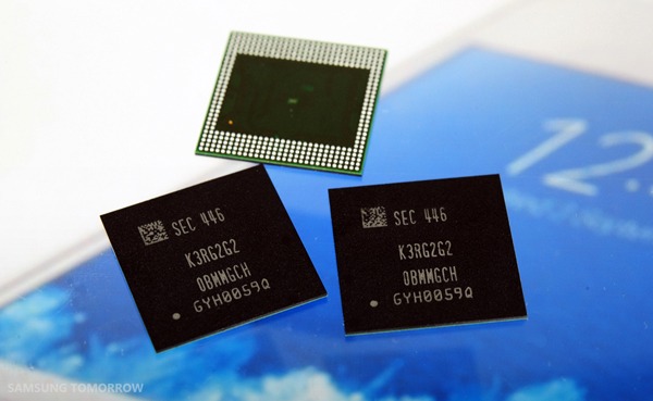 Memorias RAM de Samsung con 4 GigaBytes de capacidad