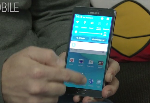 Ví­deo de la actualización de Android 5.0 Lollipop en el Samsung Galaxy Note 4