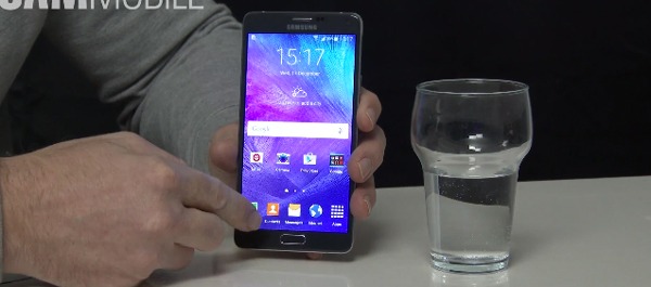 Ví­deo de un Samsung Galaxy Note 4 con Android 5.0.1 Lollipop