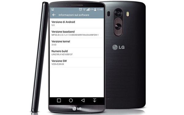 El LG G3 recibe una nueva actualización de Lollipop en Europa