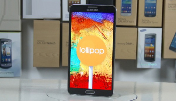 Actualizaciones de Lollipop en Samsung