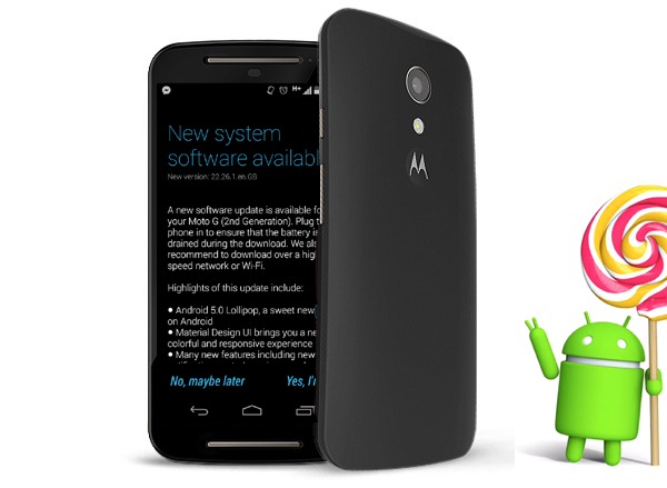 El Motorola Moto G de 2014 recibe Android 5.0.2 en algunas partes del mundo