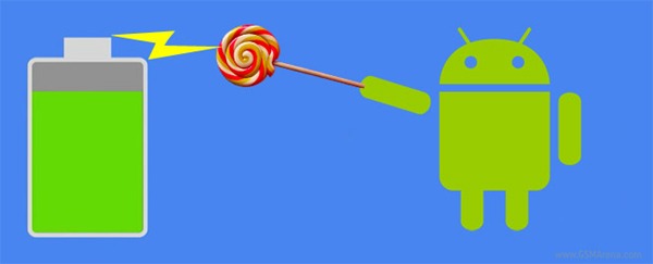 Android 5.0 Lollipop y el consumo de baterí­a