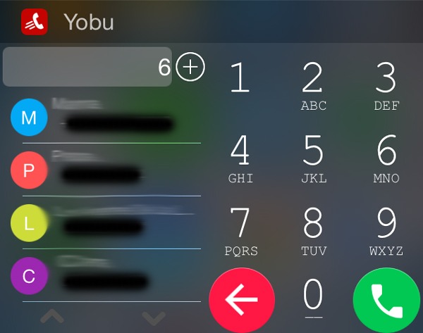 Hacer llamadas desde el centro de notificaciones en un iPhone