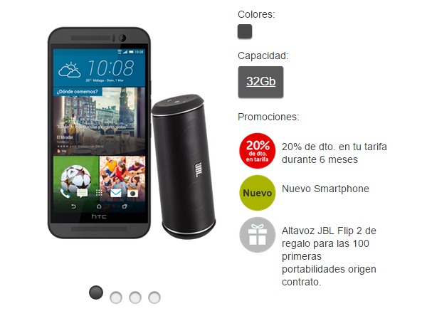 HTC One M9, precios y tarifas con Vodafone
