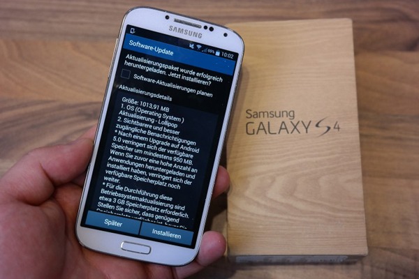 Actualización de Android 5.0.1 para el Samsung Galaxy S4