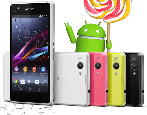 Fecha de llegada de Android 5.1 Lollipop para los Sony Xperia Z, Z1 y Z1 Compact