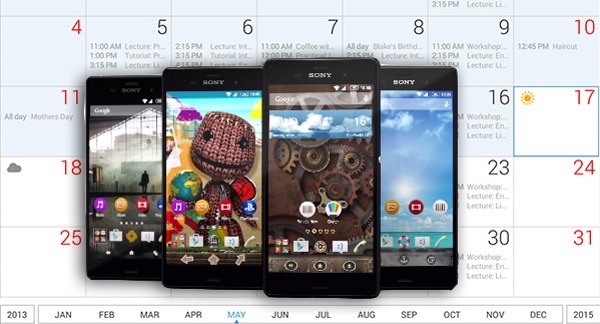 Calendario de actualizaciones de Android 5.1.1 Lollipop en los Xperia de Sony