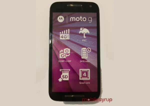 Resistencia al agua del Motorola Moto G (2015)