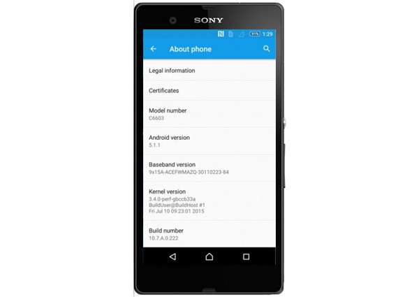 Android 5.1.1 Lollipop llega a los Sony Xperia Z