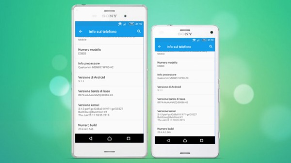 Actualización de Android 5.1.1 Lollipop para los Sony Xperia Z