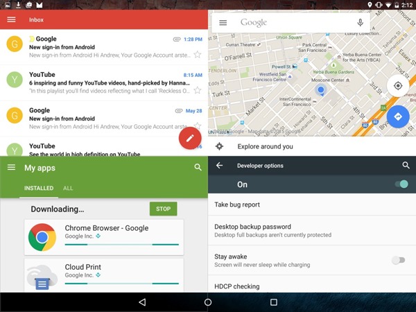 Novedades de Android 6.0 Marshmallow en el evento de Google
