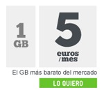 Tarifas de datos de hasta siete euros al mes