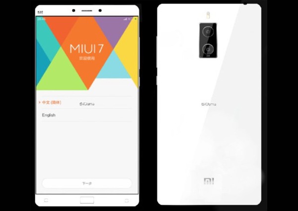 Imágenes con diseños conceptuales del Xiaomi Mi Note 2