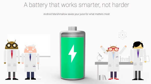 Se acabaron las bromas con el consumo de baterí­a en Android 6.0 Marshmallow