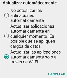 Evitar un alto consumo en la factura de Android