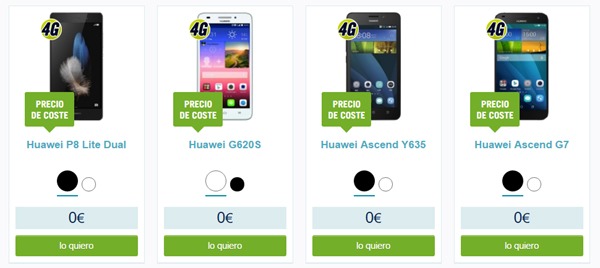 Móviles en oferta de Huawei en Phone House