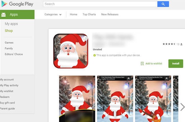 Estafas en Android por Navidad