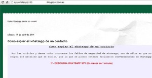 Estafas de WhatsApp en 2015