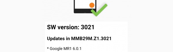 Sony Xperia con Android 6.0.1 Marshmallow