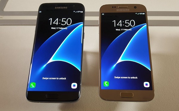 Samsung Galaxy S7 y Samsung Galaxy S7 edge-resistente al agua