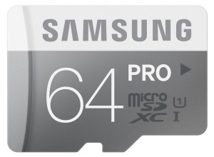 Micro SD de 64 GB - Samsung MicroSDXC PRO, con adaptador, Clase 10, lectura 90 MBs_l