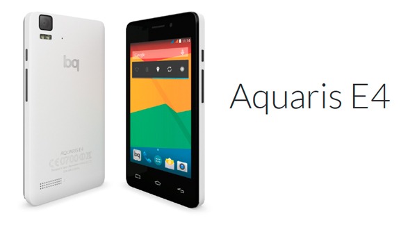 Bq Aquaris e4