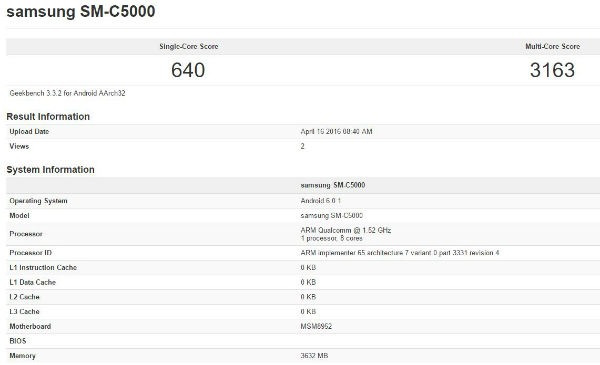 Samsung Galaxy C5
