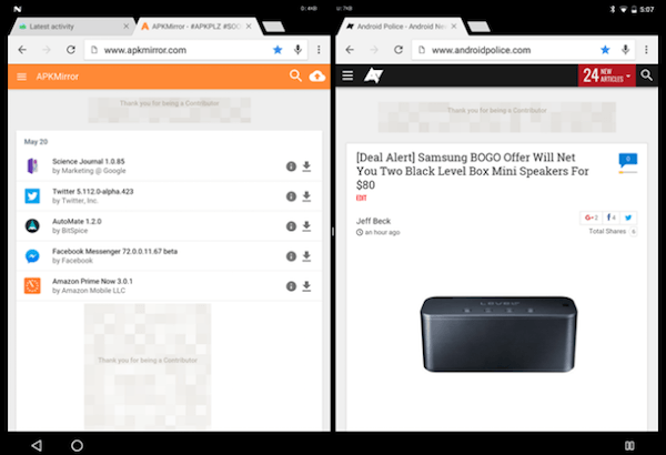 Chrome Android 7