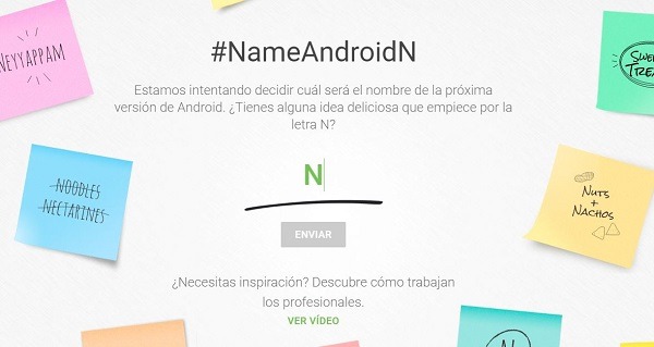¿Quieres escoger el nombre del nuevo sistema operativo Android 7.0?