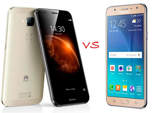 Comparativa Huawei GX8 vs Samsung Galaxy J7 2016
