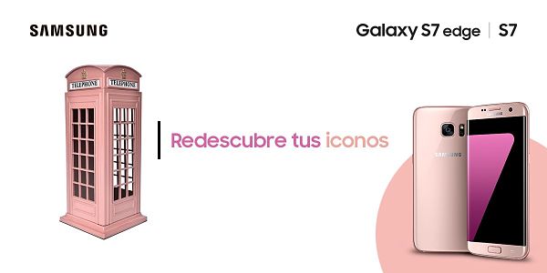 Samsung Galaxy S7 edge rosa