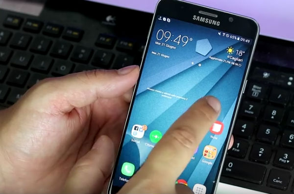Samsung Galaxy Note 7 interfaz
